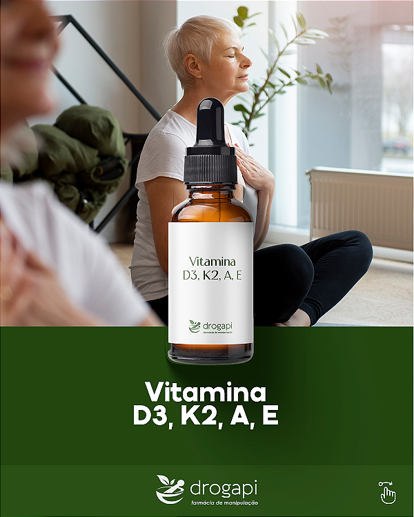 Vitamina D3, K2, A, E