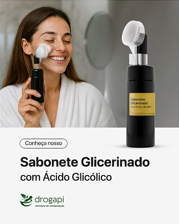 Sabonete glicerinado - com Ácido Glicólico