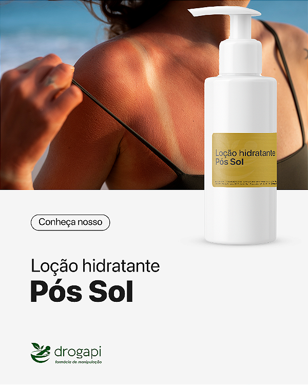 Loção hidratante Pós Sol