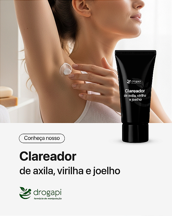 Clareador de axila, virilha, e joelho