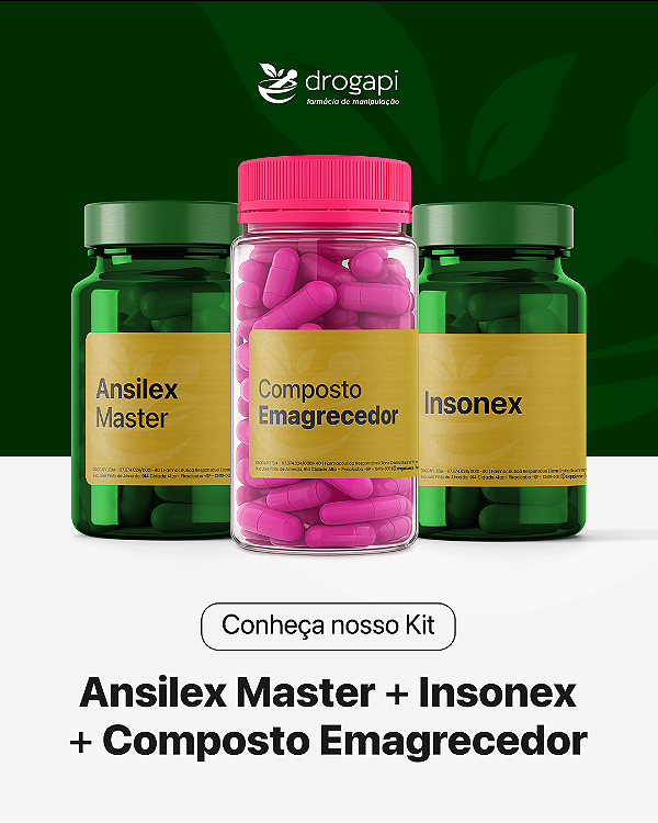 Emagrecedor + Ansilex Master + Insonex