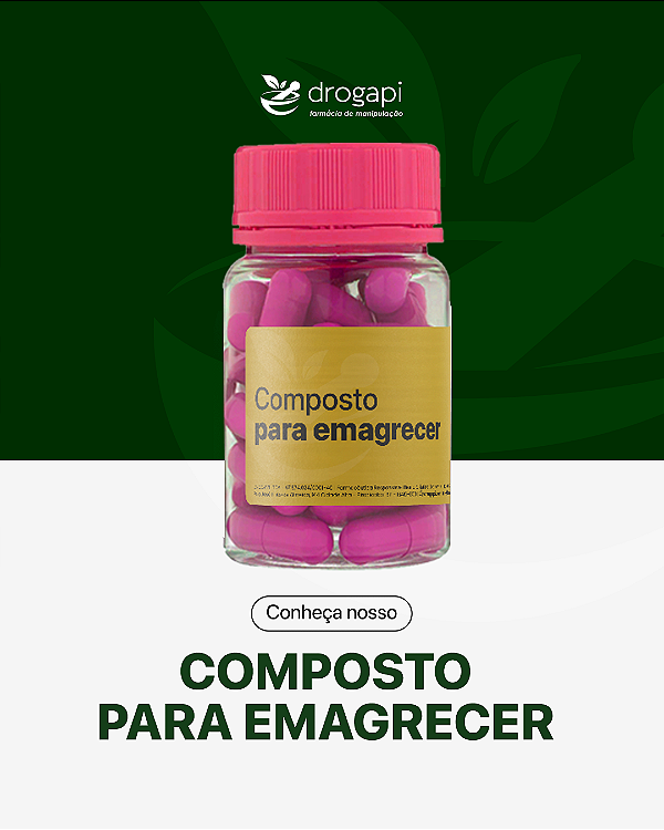 Composto Emagrecedor - 60 cápsulas - Promoção