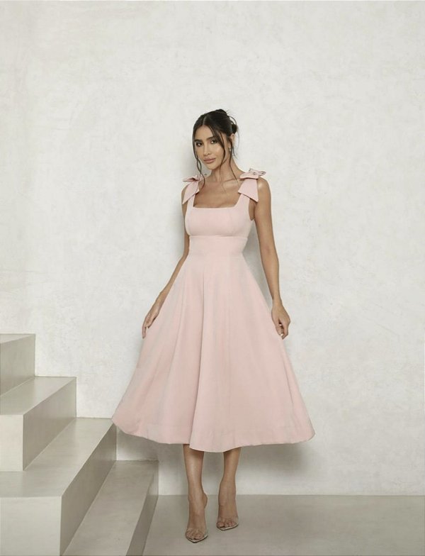 Vestido Midi Rose Louise