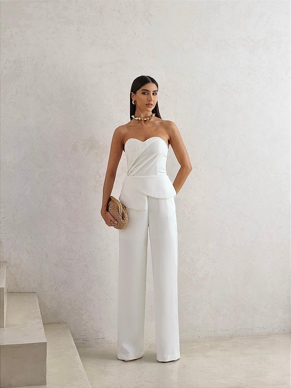 Macacão Tomara que Caia Alfaiataria Munique