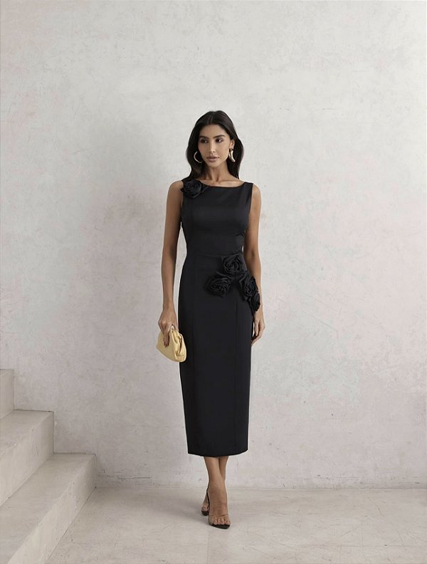 Vestido Midi Alfaiataria Florenza