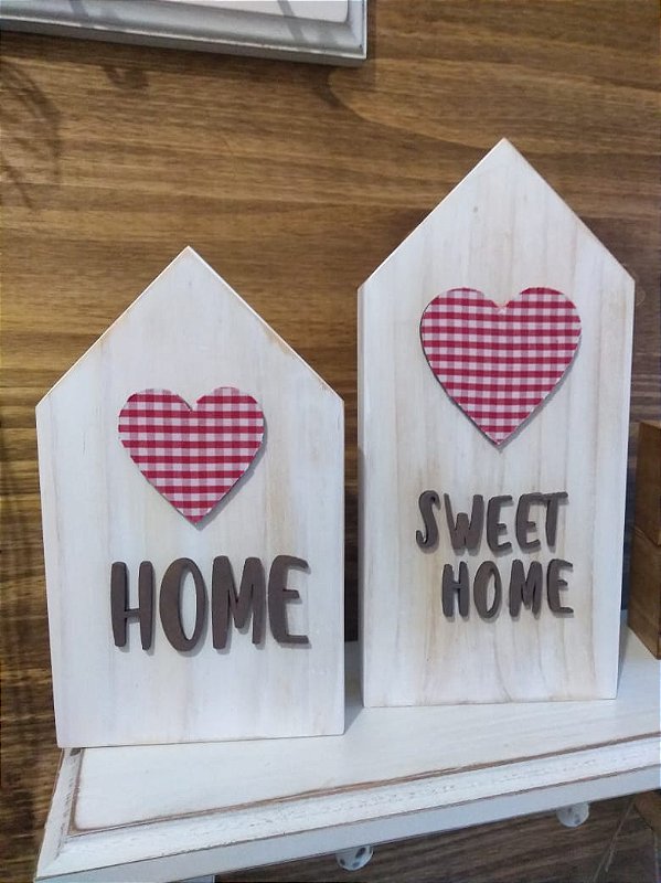 Casinhas Home Sweet - branco