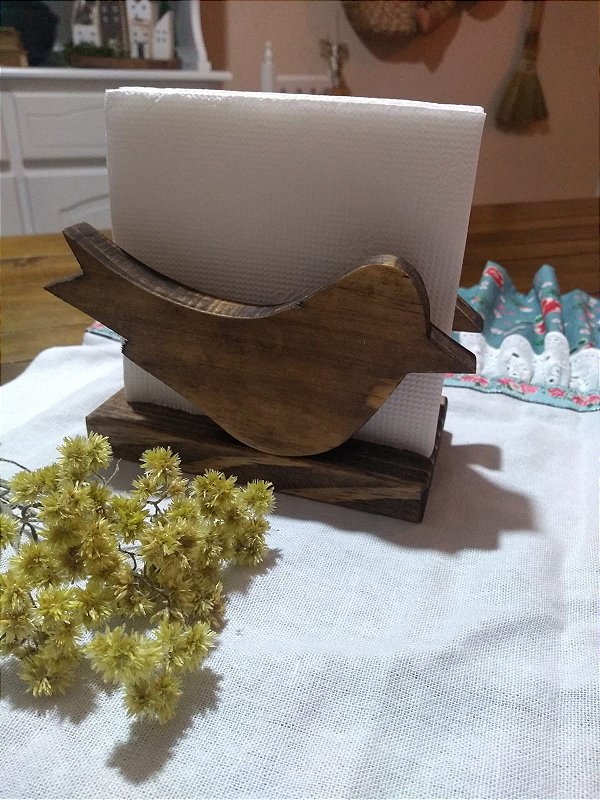 Porta guardanapo passarinho