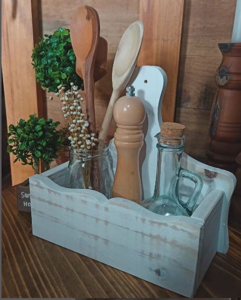 Caixote organizador Farm - branco