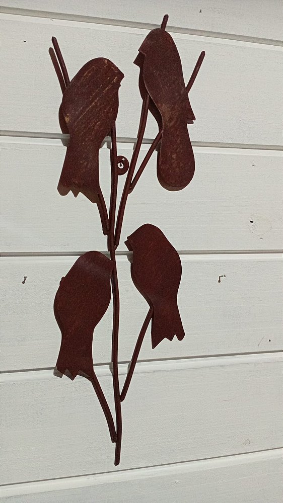 Adorno de Passarinhos em Ferro