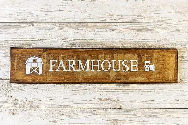Placa farmhouse demolição