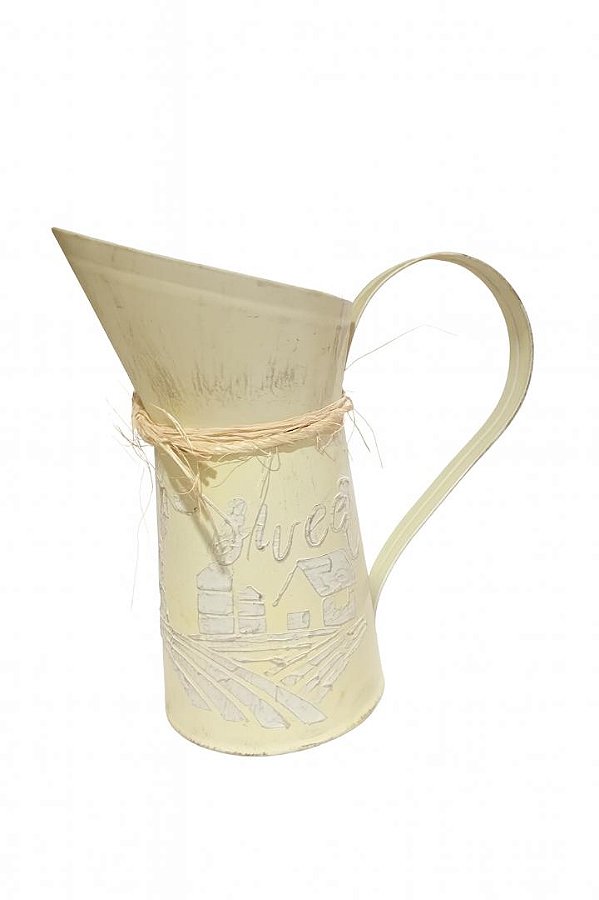 Jarra galvanizada bege