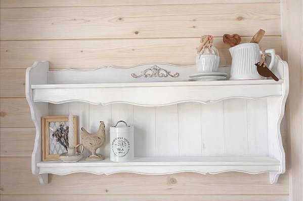 Prateleira Magnólia - Branco desgastado