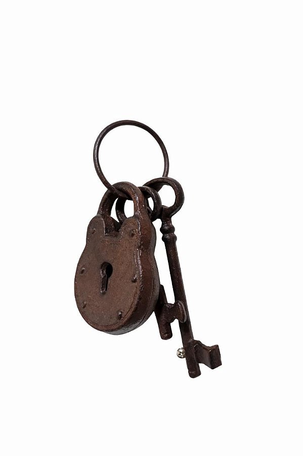 Molho de chaves com cadeado