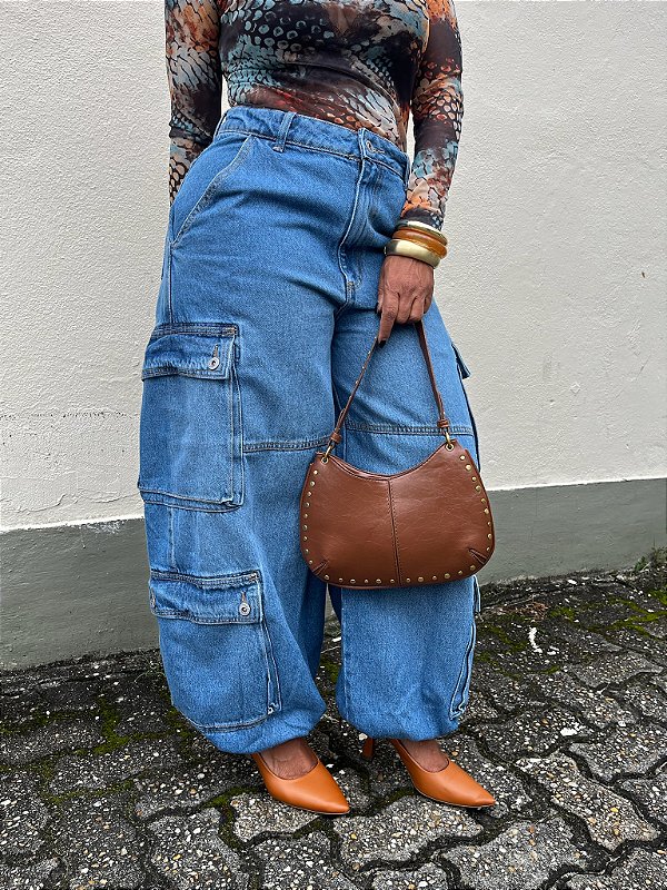 CALÇA JEANS ALADIM CARGO