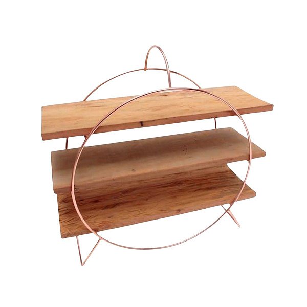 Roda Gigante De Cobre Puro 3 Andares Suporte Para Buffet