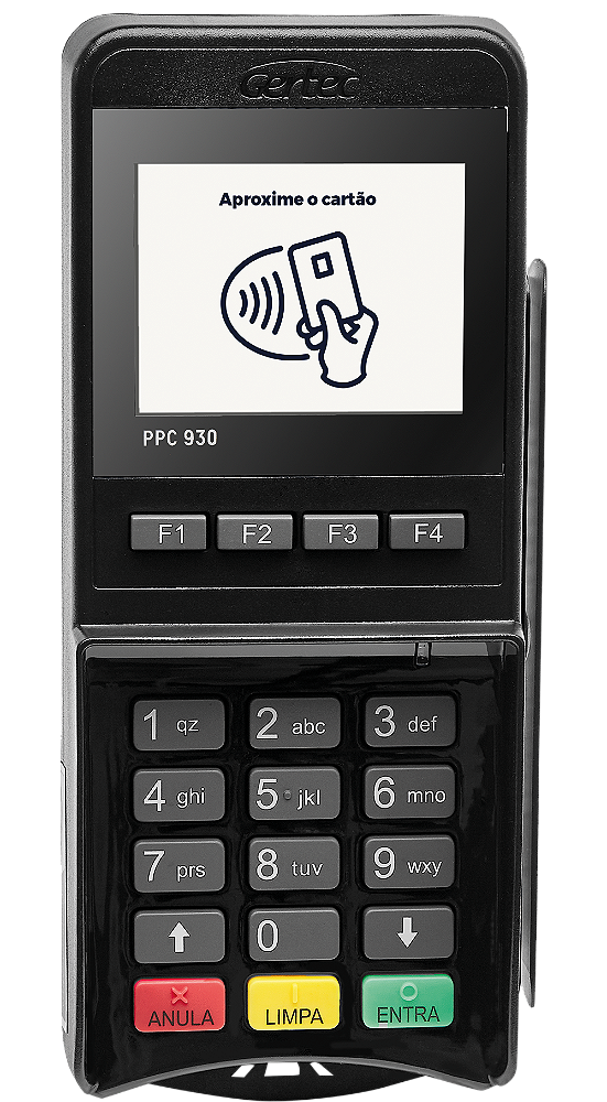 Pin Pad Gertec PPC 930 USB Preto