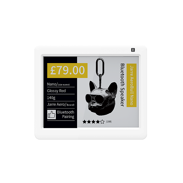 Etiqueta Eletrônica OPTICON - MOD.ESL SE-583RY  TAM. 5,83" POL.