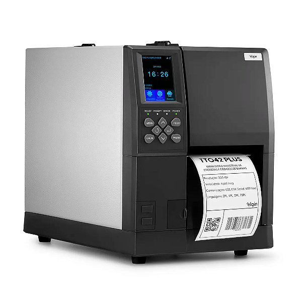 Impressora de Etiquetas Industrial Elgin TT042 PLUS