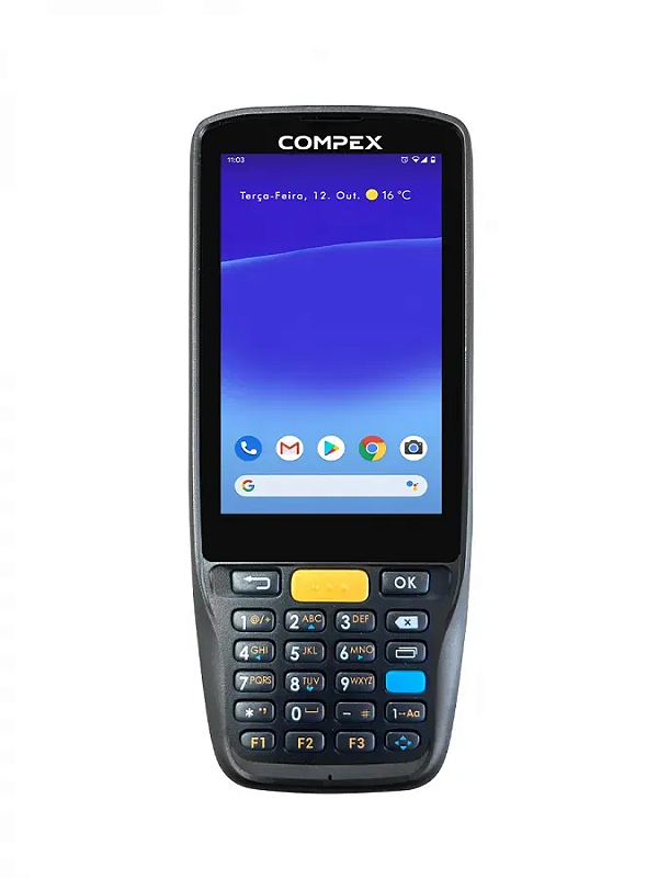 Coletor de Dados Compex K1 S - Android 11 c/Capa e Pelicula