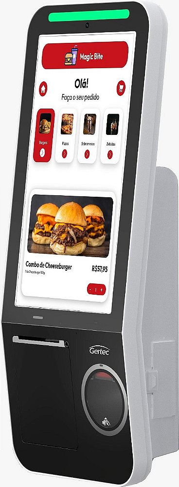 Terminal Gertec SK315 c/ NFC Auto Atendimento - Smart Kiosk