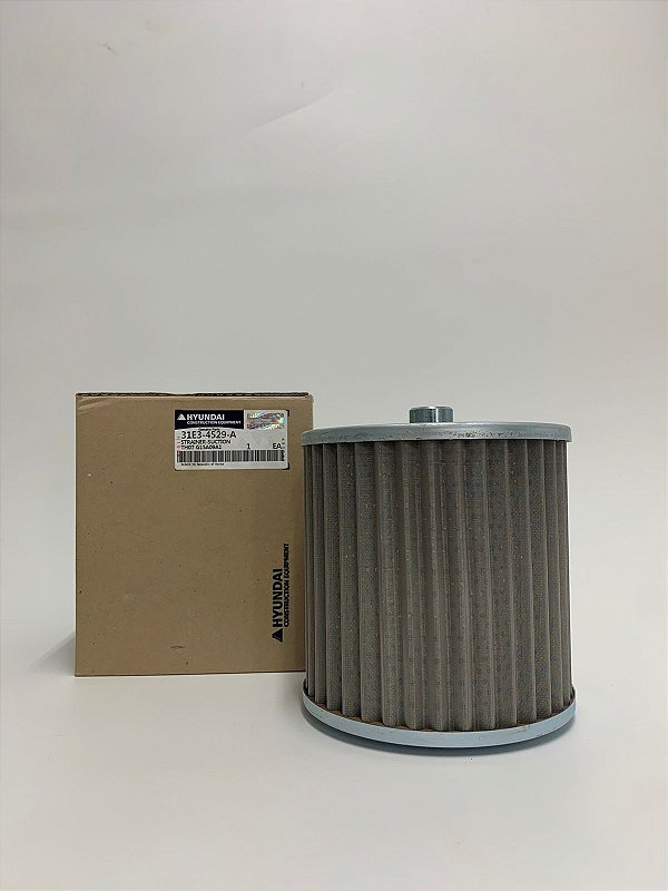 Filtro hidráulico de sucção - 31E3-4529-A - HL740-9, HL740-9A, HL740-9B, HL740-F, HL740TM-9, HL740TM-9A, HL740TM-F, HW140, HX140L, HX160L, HX180L, R110-7, R110-7A, R120W, R125LCR-9A, R130LC, R130LC3, R130W, R130W3, R140LC-7, R140LC-7A, R140LC9