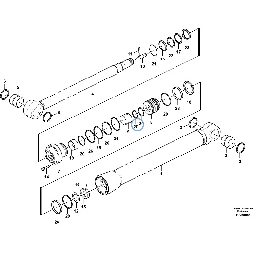 14589124 - Kit de Vedação - EC180, EC160, ECR145, EC140