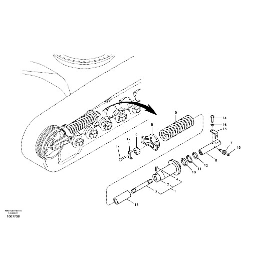 8038-00010 - Kit de Vedação - EC140, EC210, EC240