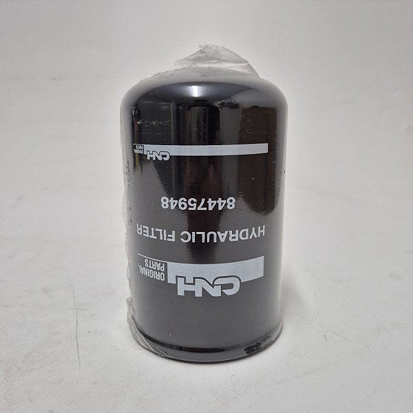 84475948 - Filtro de Óleo Hidráulico - CASE 580L 580M 580N, VOLVO BL60, NEW HOLLAND LB90 / LB110 / B90B / B95B / B110B