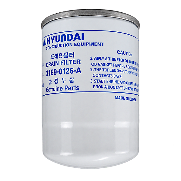 31E9-0126 - Filtro Hidráulico - R130W3, R170W3, R200W3, R255W3, R130LC3, R160LC3, R180LC3, R200LC3, R210LC3, R210NLC3, R250LC3, R250LC3S, R290LC3, R290LC3H, R320LC3, R320LC3S, R360LC3, R450LC3, R450LC3A, R450LC3H, R700LC3, R700LC3A, R140W7, R140W7A, R170W