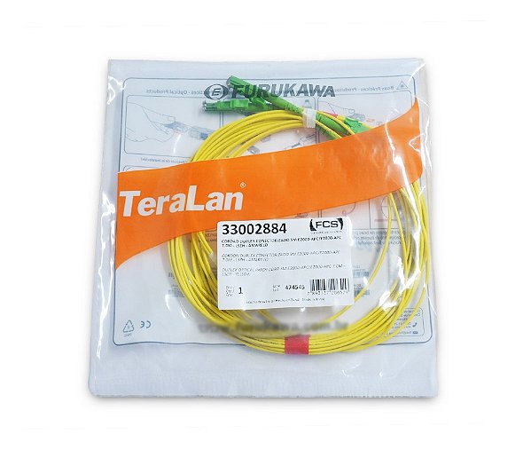 Cordão Duplex Conectorizado Sm E2000-apc / E2000- Apc 7m