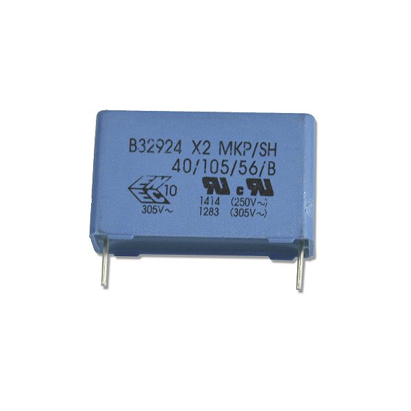 Kit Com 50 Capacitor 1UF X2 275VAC Azul