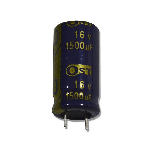 Kit 10 Capacitor Eletrolitico 1500uf 16v 10x20mm