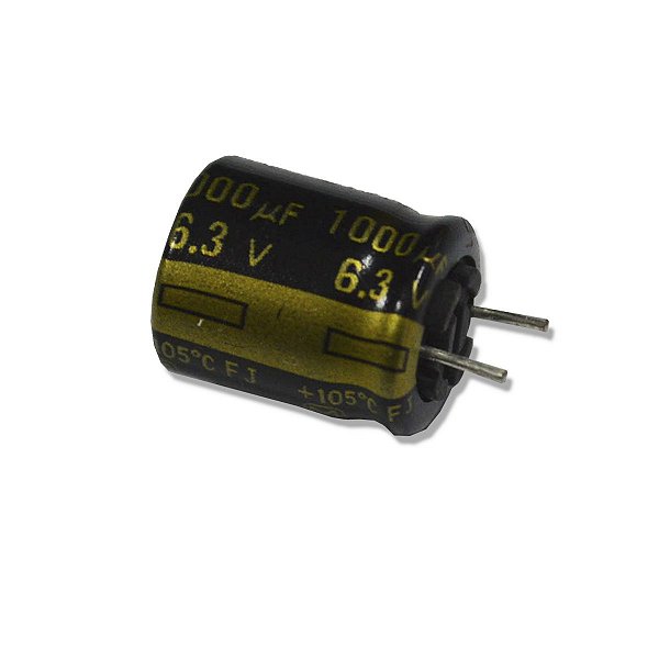 Kit 10 Capacitor Eletrolitico 1000uf 6.3v 105°