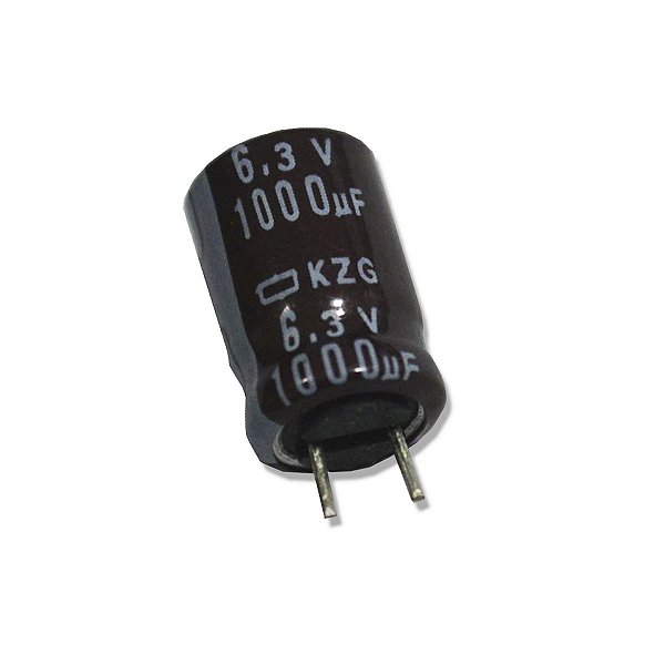 Kit Com 10 Capacitor Eletrolítico 1000UF 6.3V 8x12mm