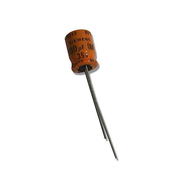 Kit Com 10 Capacitor Eletrolítico 100uf 35V 8x11mm