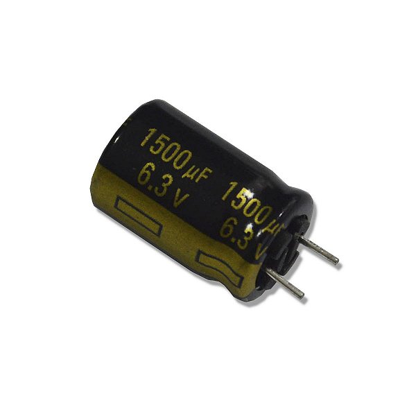 Kit Com 10 Capacitor Eletrolítico 1500uf 6.3v 10x16mm