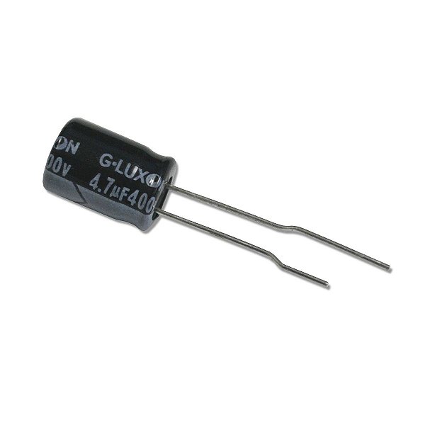 Kit Com 10 Capacitor Eletrolítico 4.7Uf 400V 105°C