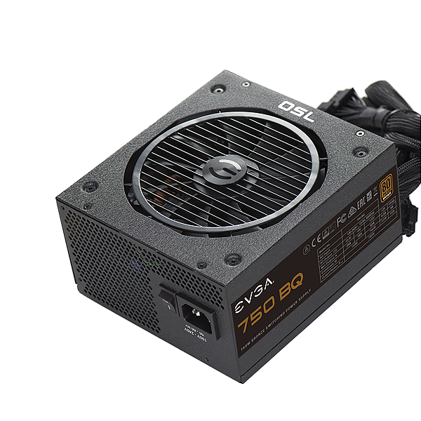 Fonte De Alimentação ATX Gamer EVGA 750W BQ 80 Plus Bronze
