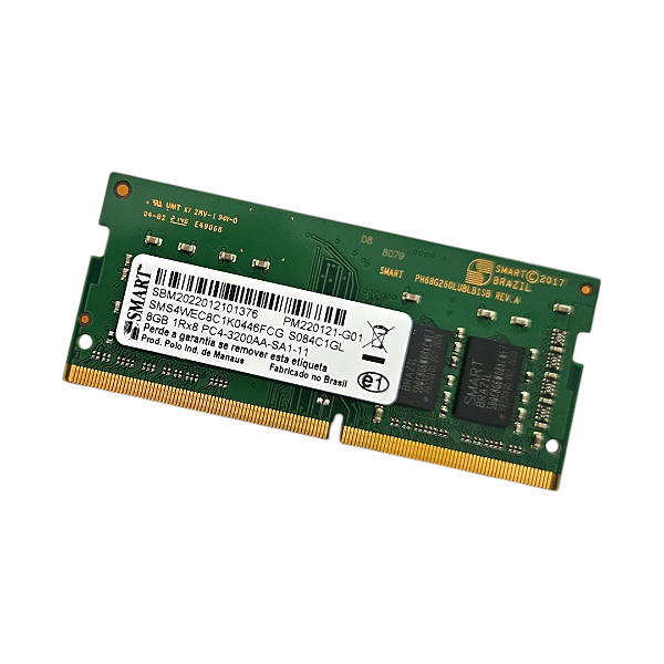 Memória Ram Para Notebook 8Gb DDR4 3200Mhz SMS4WEC8C1K0446FCG