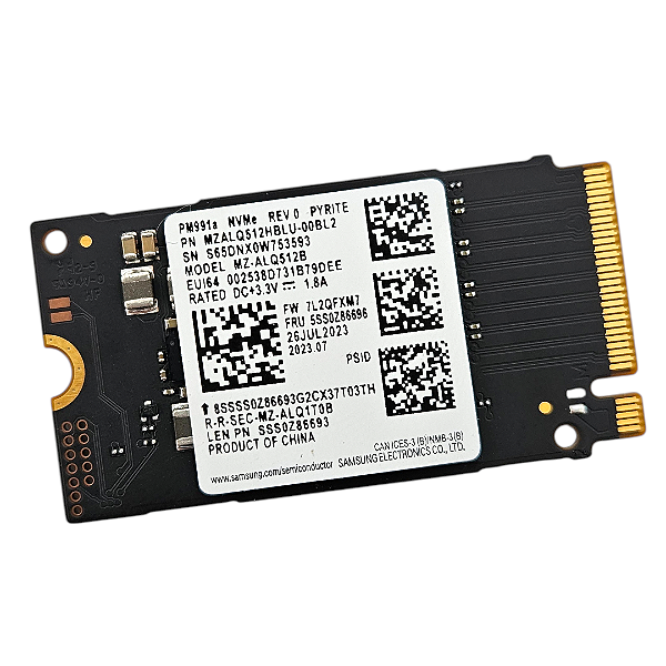 SSD NVMe M.2 2242 512Gb Samsung PCIe Gen3 X4 MZ-ALQ512B
