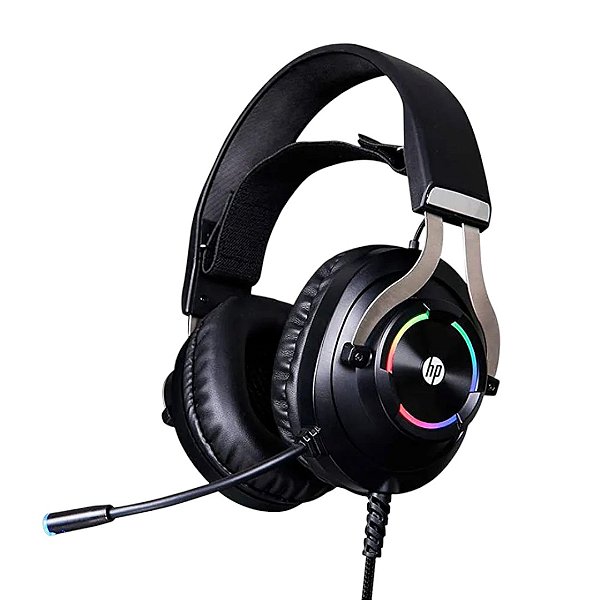 Headset Gamer HP H360GS RGB USB 2.0 7.1 Virtual Som Surround