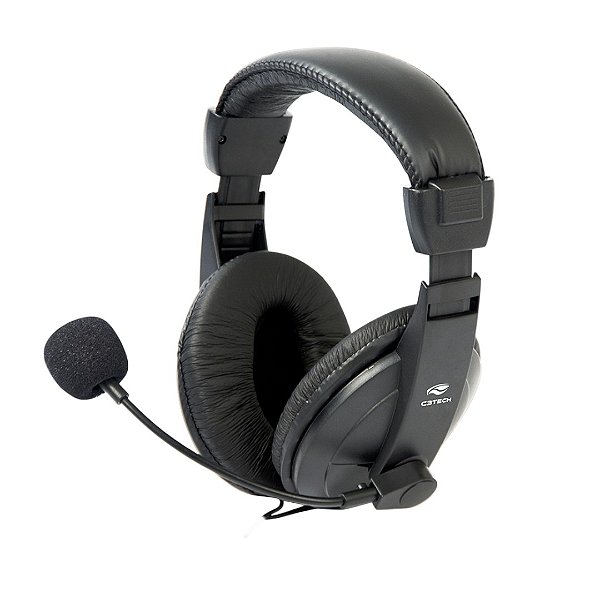 Fone Com Microfone Voicer Comfort PH-60BK C3Tech