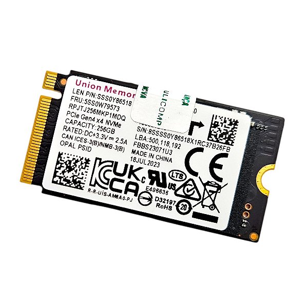 SSD M.2 NVME 2242 PCIe GEN4 X4 256Gb AM6A0 Com Ciclos