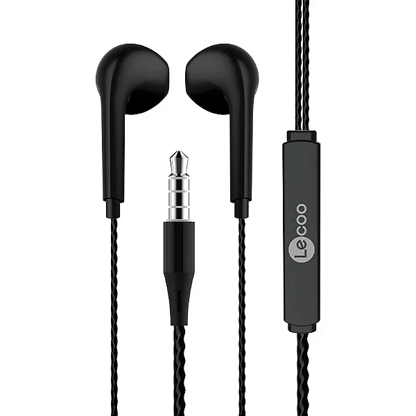 FONE DE OUVIDO INTRA EH104 USB-C PRETO LECOO
