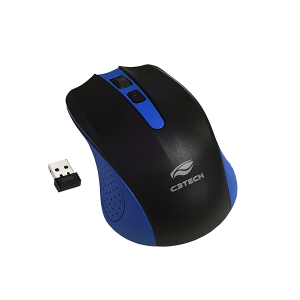 Mouse Sem Fio RC Nano M-W20BL Azul C3Tech