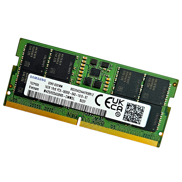 Memória RAM Samsung DDR5 16Gb Para Notebook 5600MHz M425R2GA3BB0-CWM0L
