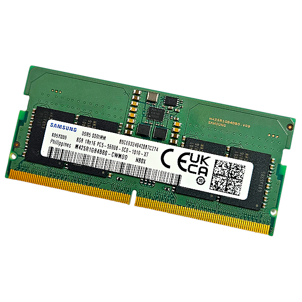 Memória RAM Samsung DDR5 8Gb Para Notebook 5600MHz M42R1GB4BB0-CWM0D