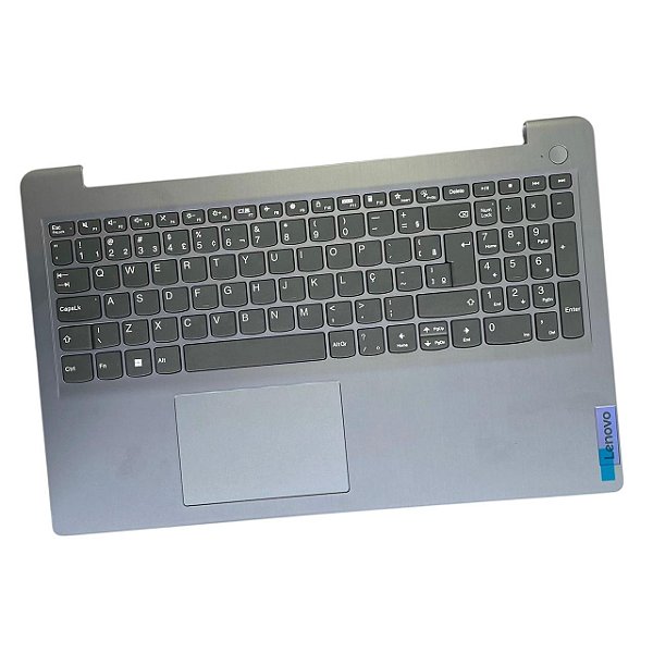 Carcaça Base Com Teclado Para Notebook Lenovo IdeaPad 3-15ITL6 Prata