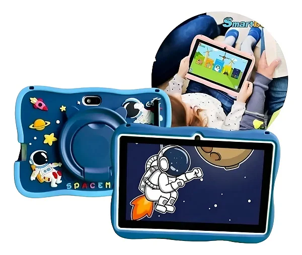 Tablet Infantil A15-L – Diversão, Aprendizado e Segurança para Crianças