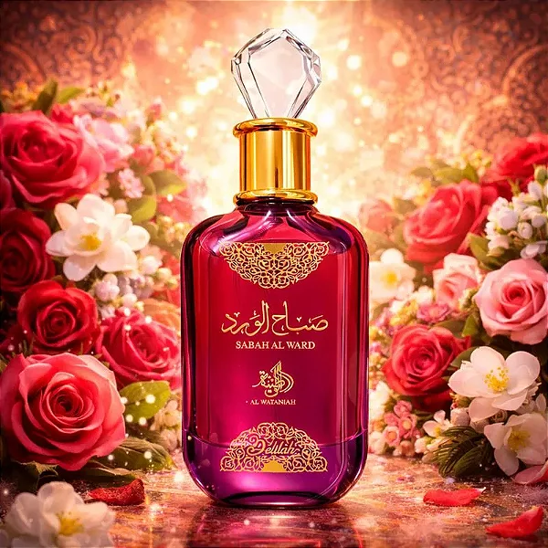 Perfume Árabe Sabah Al Ward Al Wataniah Eau de Parfum Feminino 100ml Original